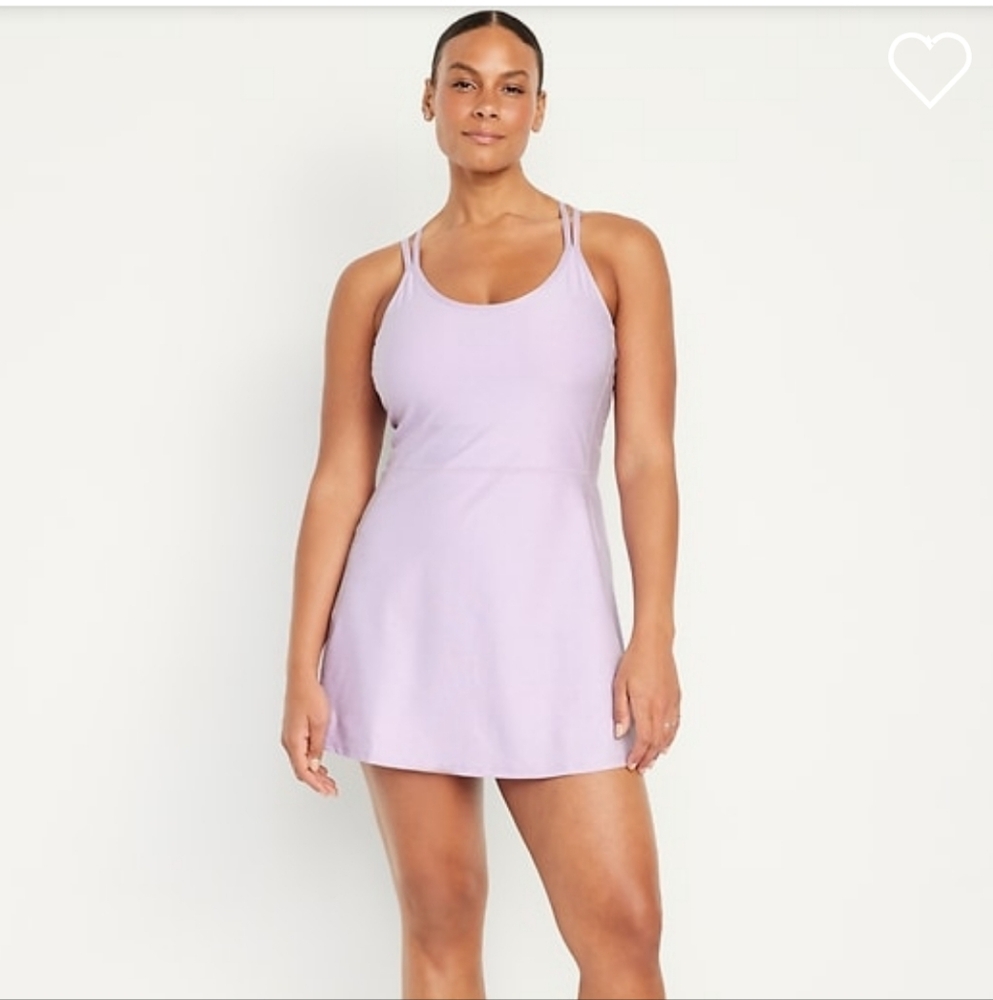 Old navy cloudcomfy active Light Purple sport Dress